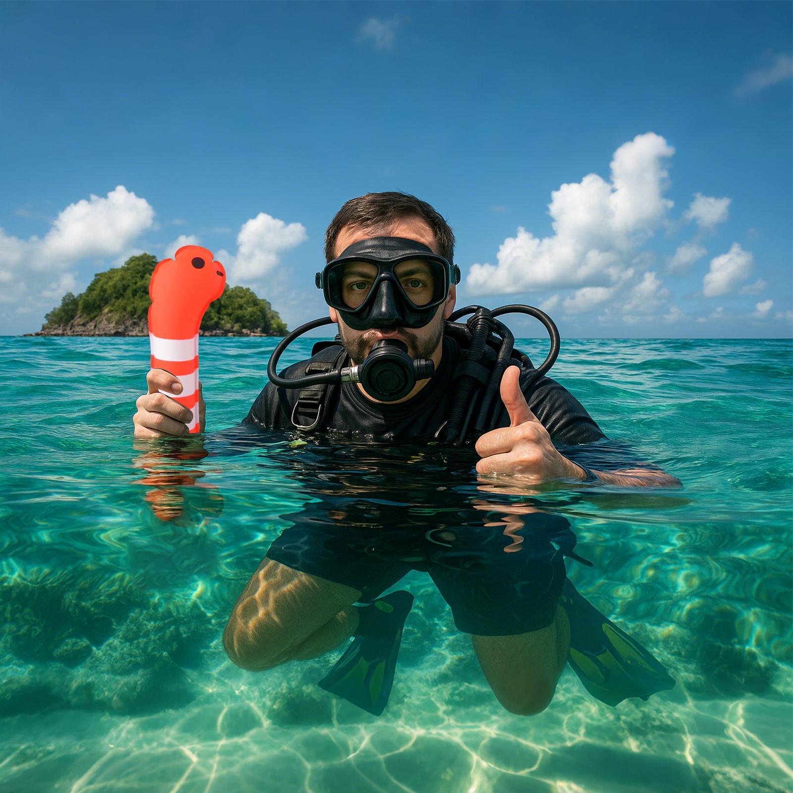 Pull Buoy Swimming - Boja Pływacka Składana Odblaskowa Z Oznaczeniami,