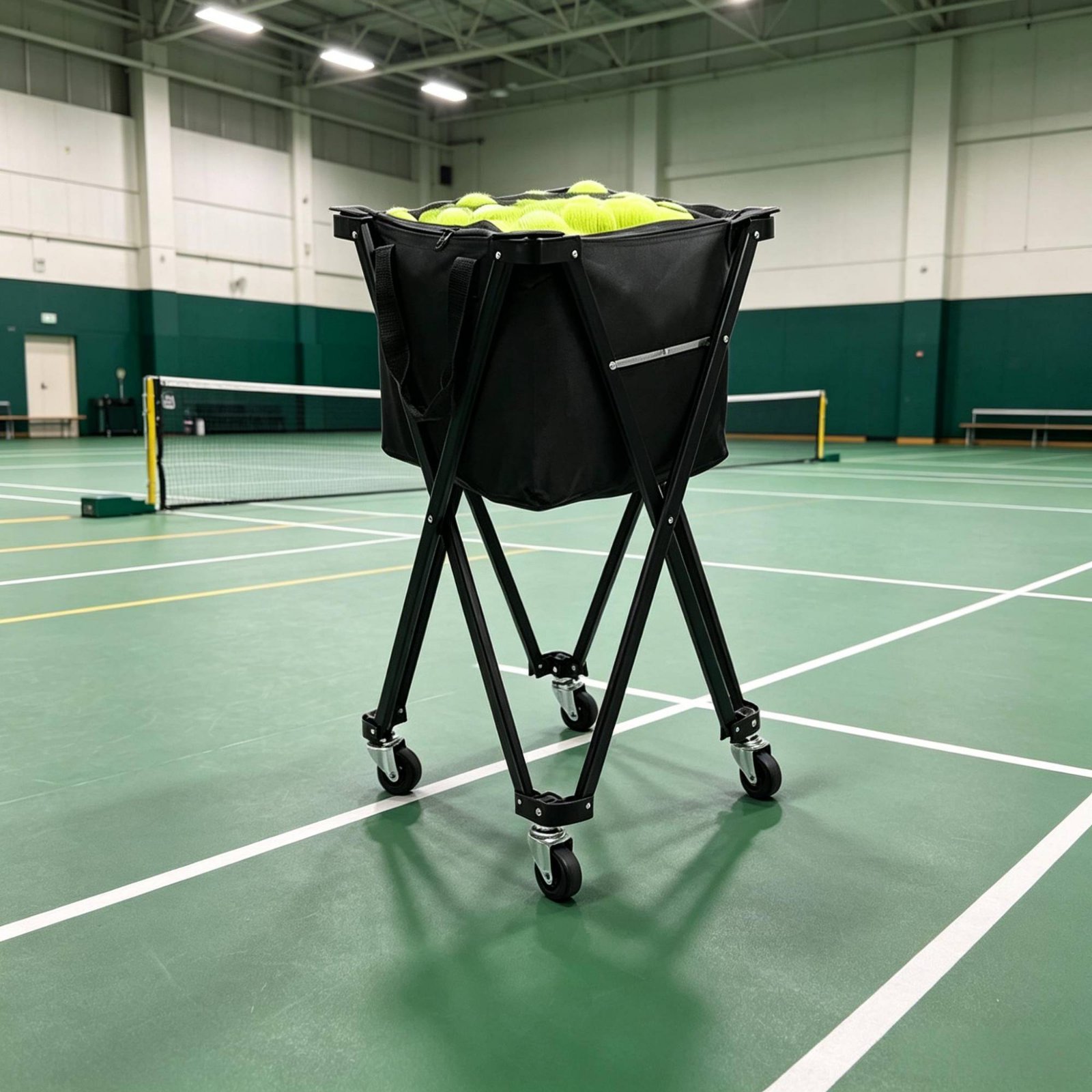 Sports Equipment Tennis - Wózek na piłki do pickleballa z