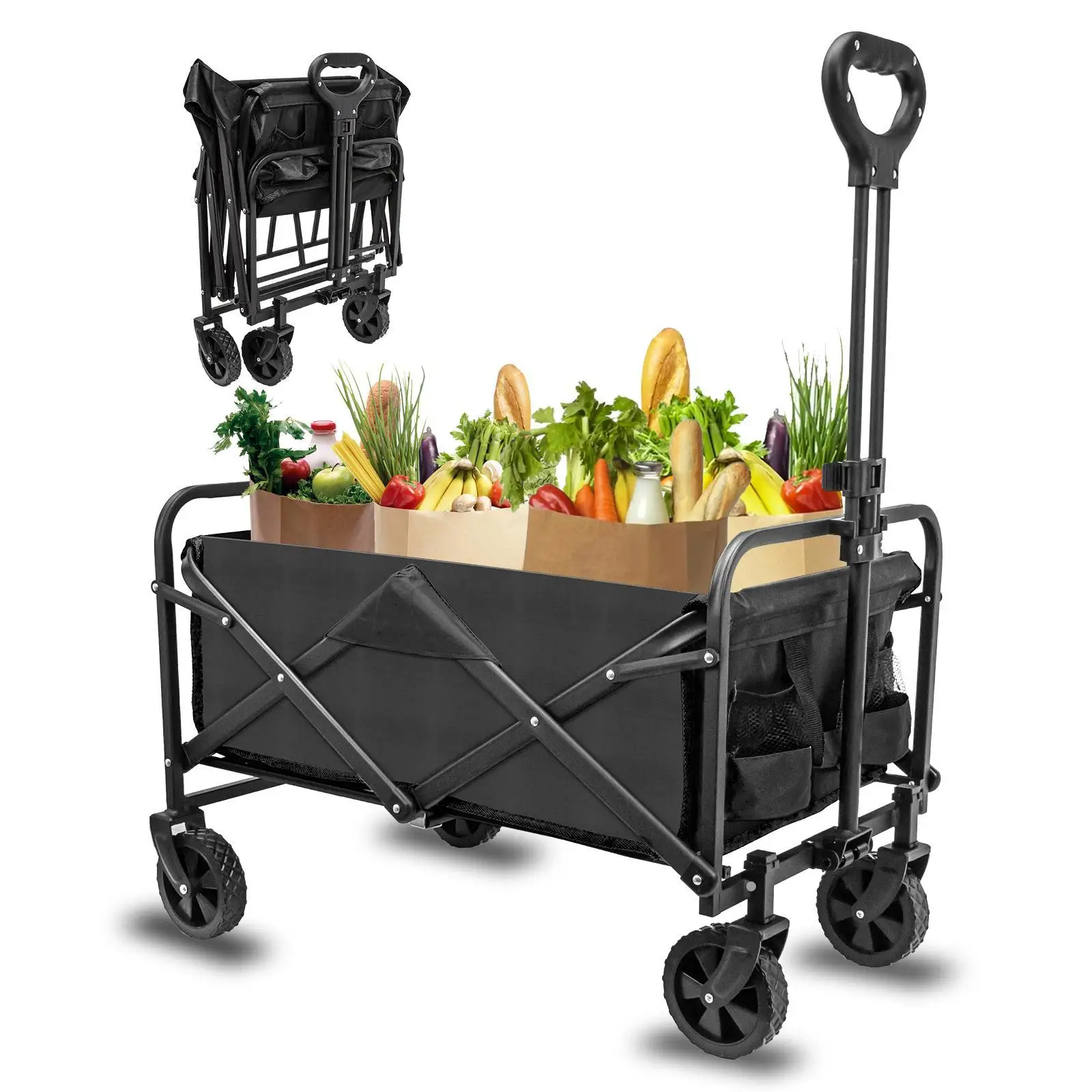 Sports Equipment Trolley - Wózek Składany SZHLUX Heavy Duty, Przenośny