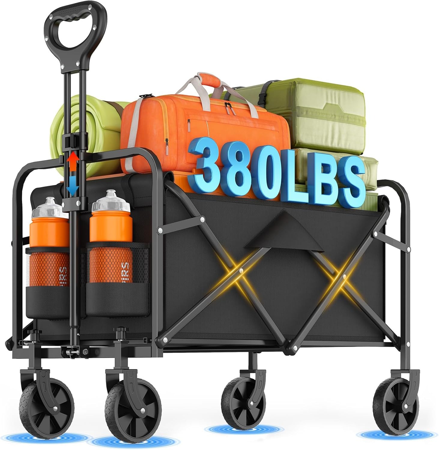 Sports Equipment Trolley - Wózek składany terenowy o dużej wytrzymałości,