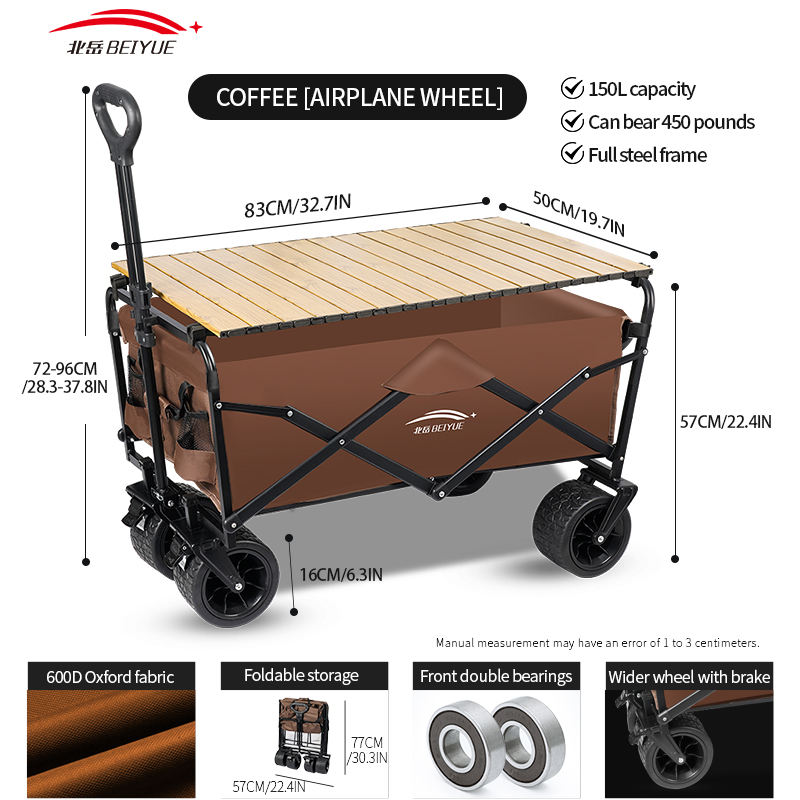 Wytrzymały składany wózek kemp – Sports Equipment Trolley recenzja i cena
