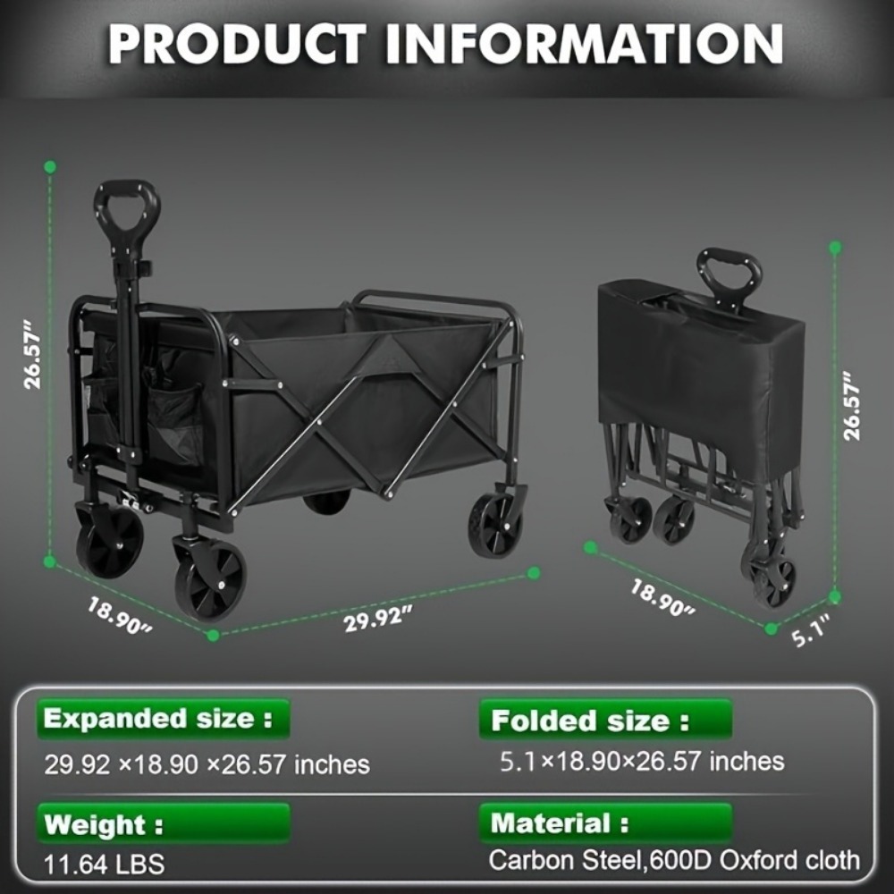 Wielofunkcyjny składany wózek  – Sports Equipment Trolley recenzja i cena