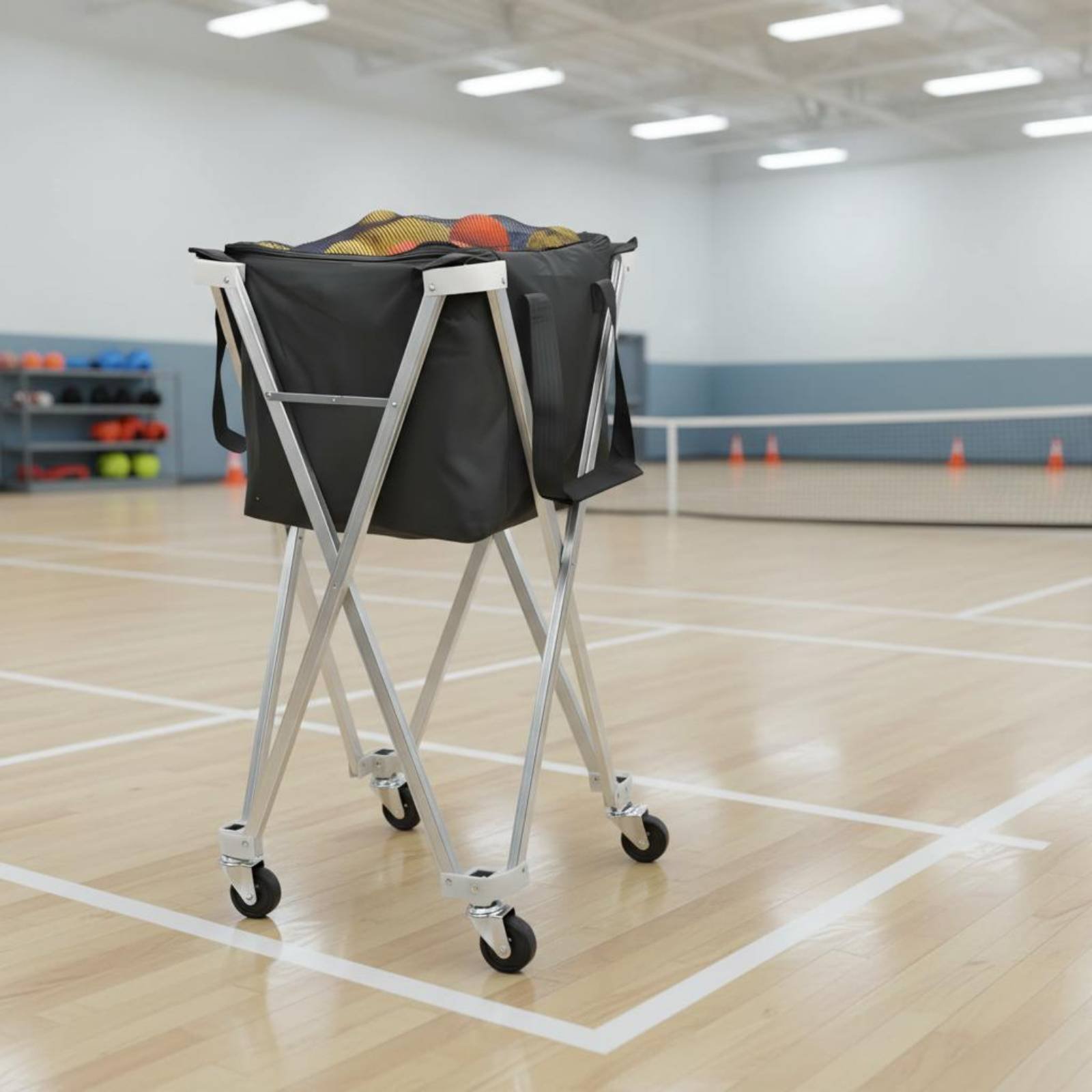Wózek na piłki do pickleballa  – Sports Equipment Tennis recenzja i cena