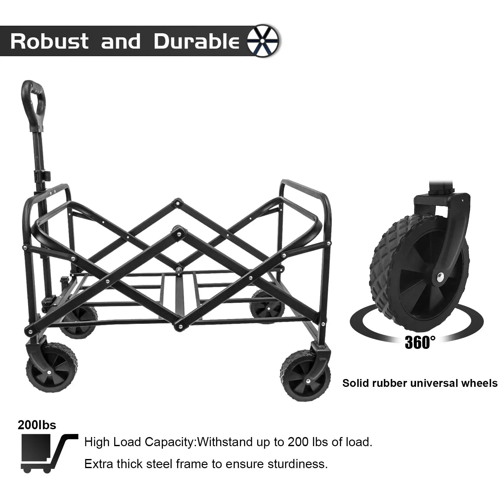 Wózek Składany SZHLUX Heavy Du – Sports Equipment Trolley recenzja i cena