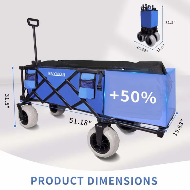 Wózek sportowy YTUIN OEM, duży – Sports Equipment Trolley recenzja i cena