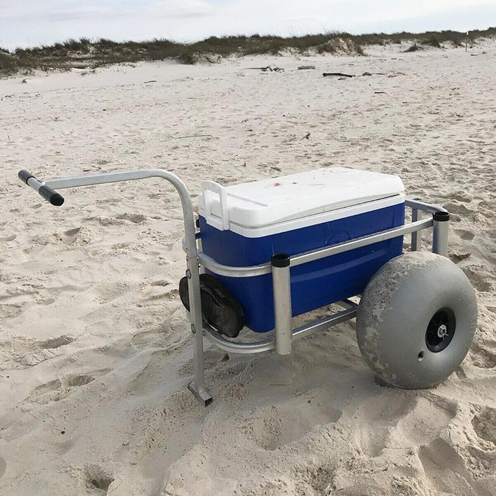Wózek plażowy z kołami do pias – Sports Equipment Trolley recenzja i cena