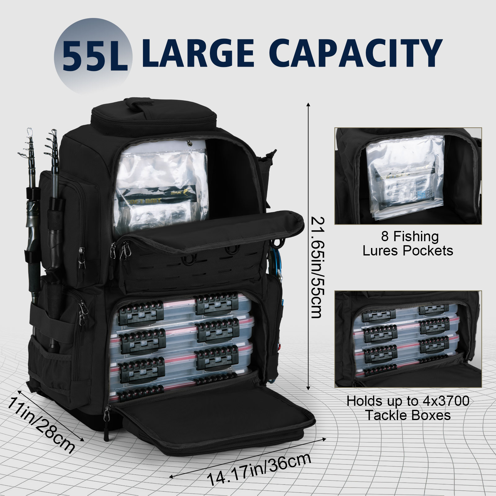 Goture 55*36*28cm wielofunkcyj – Sports Equipment Outdoor Storage recenzja i cena